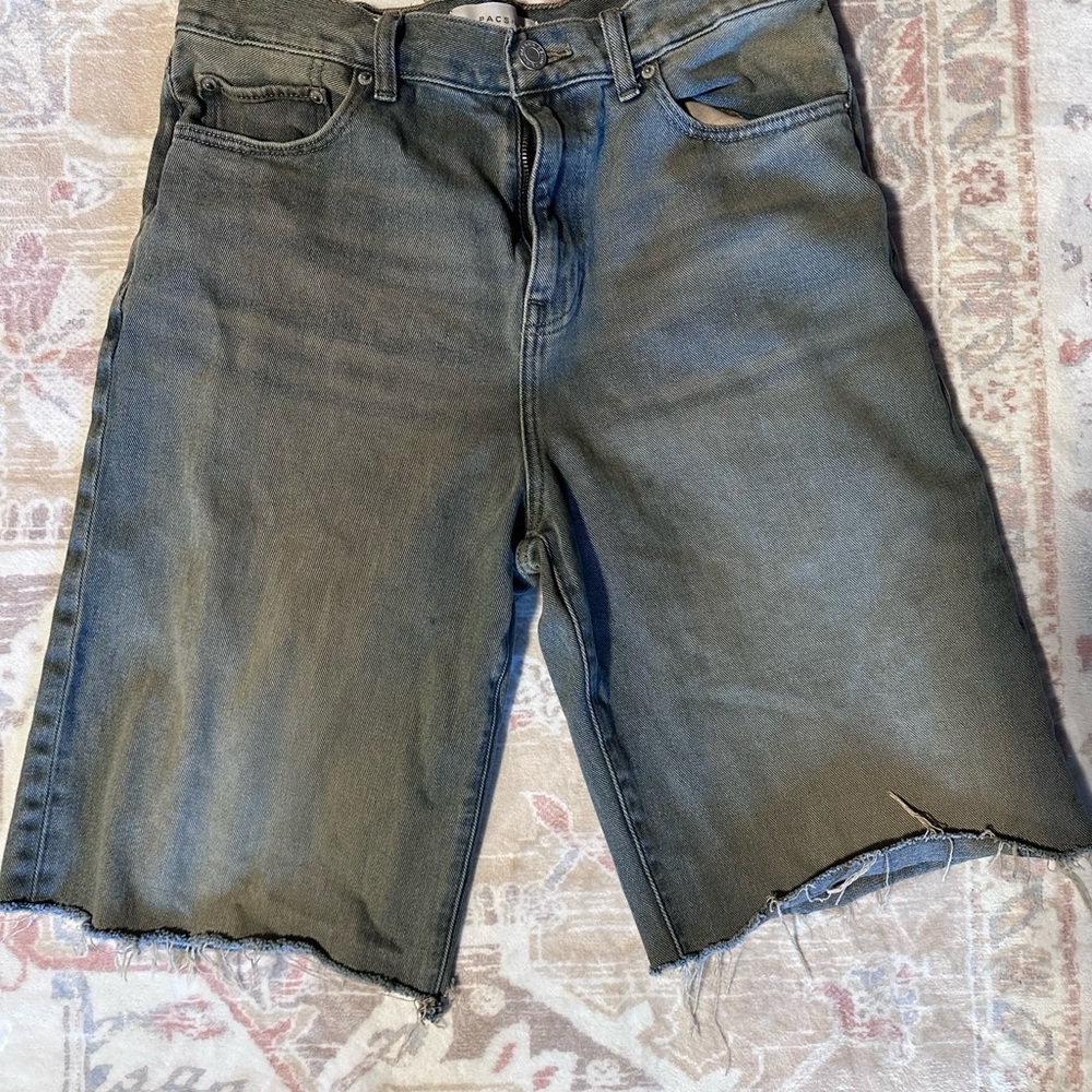 PacSun Men's Jean Shorts - Distressed Blue